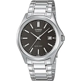 Casio Uhr Herrenuhr Edelstahl MTP-1183PA-1AEG - Silver / Silver / Black - One Size