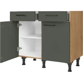 Nobilia Unterschrank Easytouch 90 x 58,3 x 87 cm Grün