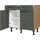 Nobilia Unterschrank Easytouch 90 x 58,3 x 87 cm Grün