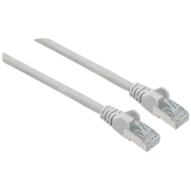 Intellinet Network Solutions Intellinet 317092 Netzwerkkabel, Cat6A SFTP 100% Kupfer, RJ-45 Stecker/RJ-45 Stecker, 0,5 m Grau