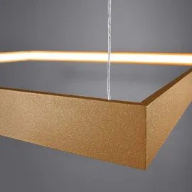 Sollux Lighting Pendellampe Wohnzimmerleuchte Hängelampe gold Esszimmerlampe LED Designleuchte