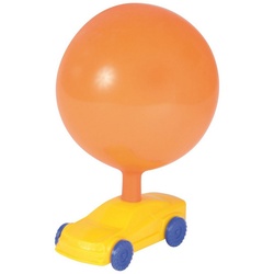 EDUPLAY Lernspielzeug Ballon-Auto gelb