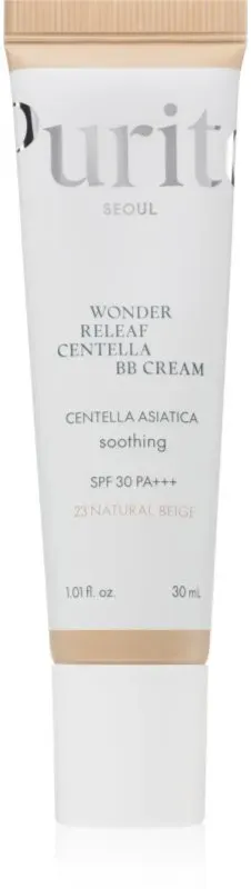 Purito Wonder Releaf Centella BB Cream aufhellende BB Cream mit beruhigender Wirkung Farbton 23 Natural Beige 30 ml