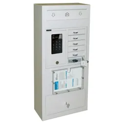 EICHNER Schlüsselübergabe-System 6 Fächer grau, 40x85x18 cm