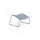 Houe Click Footrest 57 x 44 x 37,5 cm blau