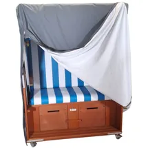 Strandkorb-King Premium Schutzhülle 128 x 160 cm Grau