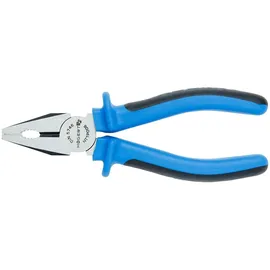 Högert Technik - Kombinationszange Kombizange Universalzange 160 mm, CrV - Schneidkanten mit 58-62 HRC - 2K-Handgriff