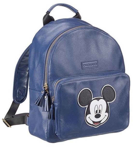 ONOMATO! Rucksack Disney Mickey Mouse Damen Herren Rucksack, Erwachsenen Rucksack blau