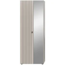 Möbel Boss Station Garderobenschrank 70 x 37 x 192 cm braun