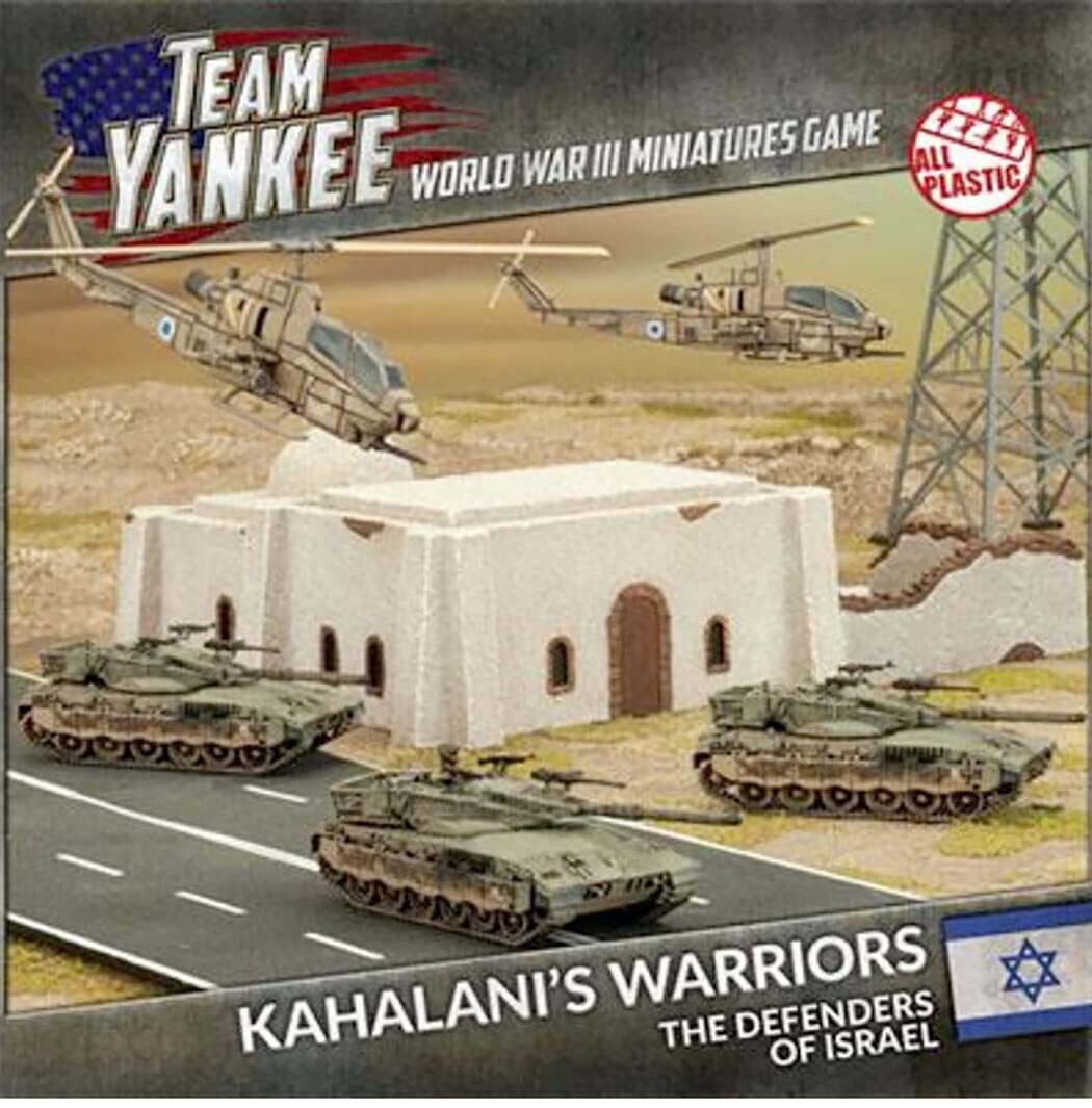 Team Yankee Oil War WW III Kahalani's Warriors: Defenders of Israel (TISAB01) Israelische Streitkräfte 15mm Flames of War Battlefront Miniatures