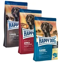 Happy Dog Mixpaket getreidefrei 3x4kg