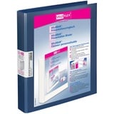 VELOFLEX 10 VELOFLEX Präsentationsringbücher 4-Ringe blau 4,0 cm DIN A4