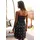 LASCANA Bandeaukleid mit gesmoktem Oberteil im Alloverdruck Strandkleid, schulterfreies Sommerkleid, Viskosekleid, Festival beige|schwarz 40