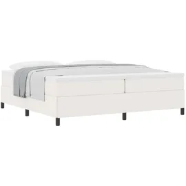 vidaXL Boxspringbett 200 x 200 cm Creme
