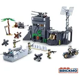 SLUBAN BRICKS Sluban Army Bunker in den Dünen M38-B0861