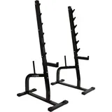 ScSPORTS® Langhantelständer - Verstellbar, bis 200 kg Squat Rack, Langhantelablage, Hantelständer, Krafttraining, Bankdrücken, Kniebeugen