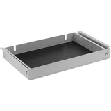 MonLines NTH002A Laptop Schublade unter dem Tisch mit Schloss, silber