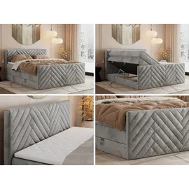 MKS Paris King Duo 180 x 200 cm H3 Hellgrau