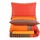 Traumschlaf Milano Gestreift Orange 135 x 200 cm + 80 x 80 cm
