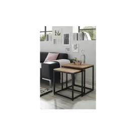 Sofa.de Couchtisch 2er Set Mehrfarbig Wildeiche 115 x 70 cm