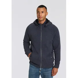 Bruno Banani Kapuzenstrickjacke Blau 3XL