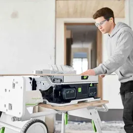 Festool Akku Tischkreissäge CSC SYS50 EBI-Basic + Untergestell + 2xAkku Säge Set