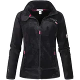 Geographical Norway Damen Fleece Jacke UPALINE SHWARZ XL - XL