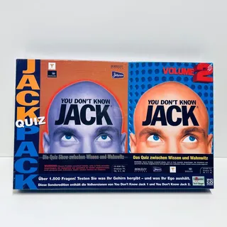 PC - You don't know Jack - Volume 1 + 2 - Jack Quiz Pack - Deutsch - NEU