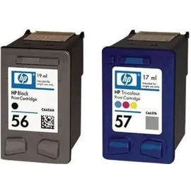 HP 56 schwarz + 57 CMY SA342AE