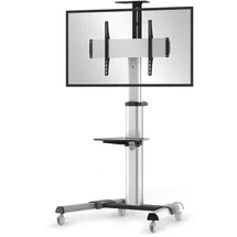 conecto LM-FS02G TV-Ständer silbergrau/schwarz