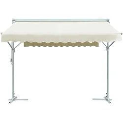 vidaXL Freistehende Markise 3x3 m Creme
