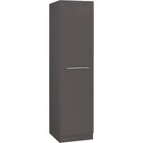 WIHO KÜCHEN Seitenschrank Flexi2 50 x 57 x 200 cm Grau
