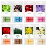 8 Pcs Duftwachs Für Duftlampe, Duftwachswürfel Duftwachs Wax Melts, Duftlampe Wachs Für Hochzeiten 100% Sojawachs Raumduft Duftkerze Für Raumdüfte, Hochzeiten, Geburtstag, Valentinstag, Weihnachten