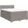 vidaXL Boxspringbett 140 x 200 cm Taupe