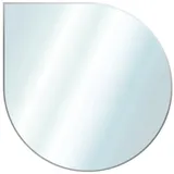 ADURO Glasbodenplatte transparent 110 x 110 cm