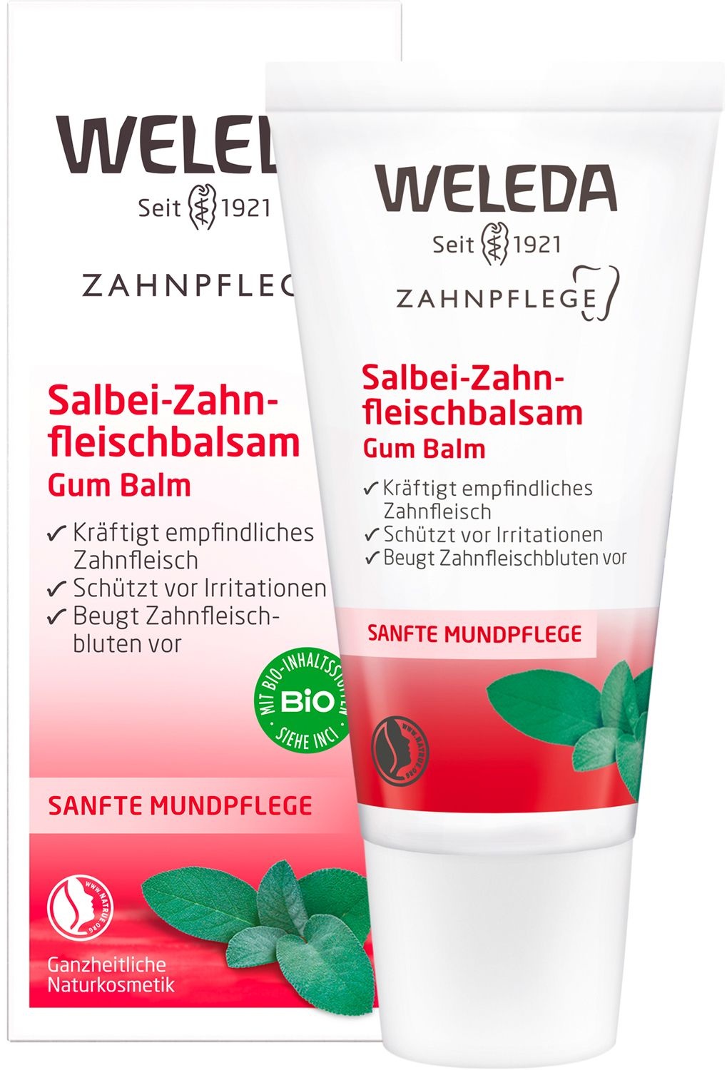 Weleda Salbei-Zahnfleischbalsam - Kräftigt empfindliches Zahnfleisch, schützt vor Irritationen