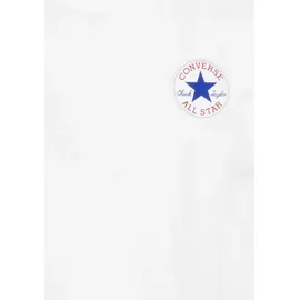 Converse Kurzarmshirt "für Kinder und Jugendliche", Jungen, Gr. 146/152 (158), weiß, Stoff, Obermaterial: 100% Baumwolle, bedruckt, unifarben, normal, Rundhals, eingesetzt abgesteppt, Shirts, mit Brandlabel innen, aus luftigem Jersey-Material