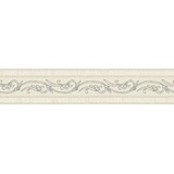 A.S. Création Borte selbstklebend Barock 5 m x 13 cm Beige-Silber