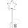Star-Trading LED-Lichterstern Solarleuchte Kunststoff, Metall, Stahl 22x58 cm 8 Funktionen weiß