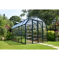 CANOPIA Grand Gardener Gewächshaus Aluminium Grün Polycarbonatplatten 0,8 mm 10,3 m2