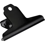 Alco Briefklemmer Metall 100 mm Schwarz 10 St.