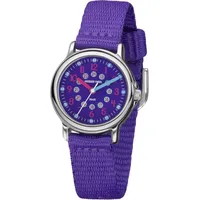 JACQUES FAREL Quarzuhr KCF 089 Armbanduhr, Kinderuhr, Textil lila