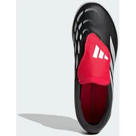adidas Predator Club Fold-Over Tongue Turf Football Shoes Kids, core Black/FTWR White/Lucid red, 31