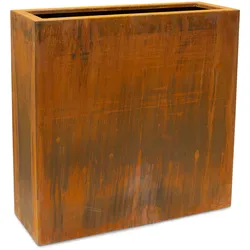Outdoor Raumteiler aus Corten Stahl 78 x 28 cm