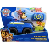 Paw Patrol – Chases ferngesteuertes Polizeiauto mit Lichteffekten, ca. 25 cm, einfache Steuerung mit Fernbedienung, RC-Auto für Kinder ab 3 Jahren