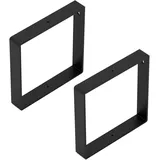 GAH Alberts Alberts 2x Regalträger Conny | 180 x 180 mm | Regalhalterung | Halterung | Regalbrett