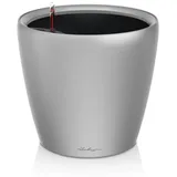 LECHUZA Classico LS 21 Komplettset Ø 21 x 20 cm  silber metallic