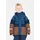 ZigZag Skijacke "Taylora", Jungen, Gr. 92, blau (blau, braun), 90% Polyester, 10% Elasthan, mehrfarbig, normal, ohne Ausschnitt, Jacken Skijacke, mit wind- und wasserdichter TPU-Membran
