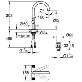 Grohe Atrio Private Collection Einhandmischer Warm Sunset