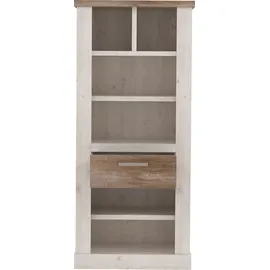 Forte Aktenregal 71,4 x 41,3 x 160,4 cm Weiß